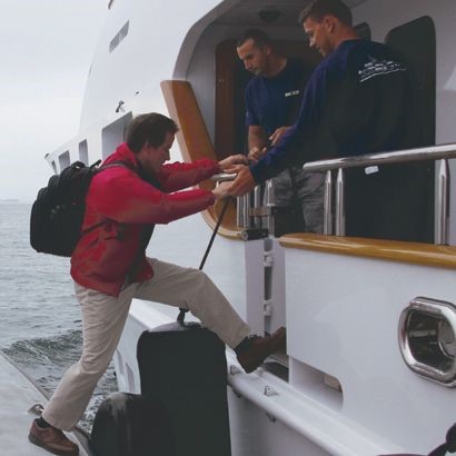 boarding pilot rudi anna harbor boston dirk coffman yacht coffee